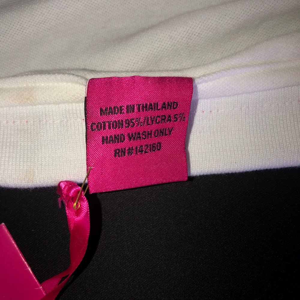 NWT white polo style, B the collection shirt - Picture 5 of 10